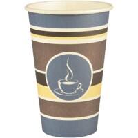Gobelet PAPSTAR Jetables Carton 300 ml 80 mm Assortiment 50 unités