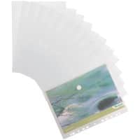Enveloppes perforées Djois Color Collection A4 Transparent Polypropylène 24 x 31,6 cm 12 Unités