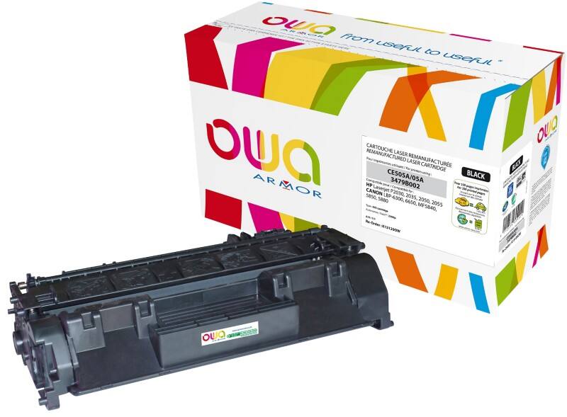 OWA 05A Compatibel HP Tonercartridge CE505A Zwart