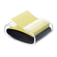 Dévidoir + Notes adhésives Post-it Super Sticky 76 x 76 mm Jaune canari 90 Feuilles