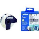 Brother DK11218 Tape cartridge 24 x 24 mm Zwart op wit