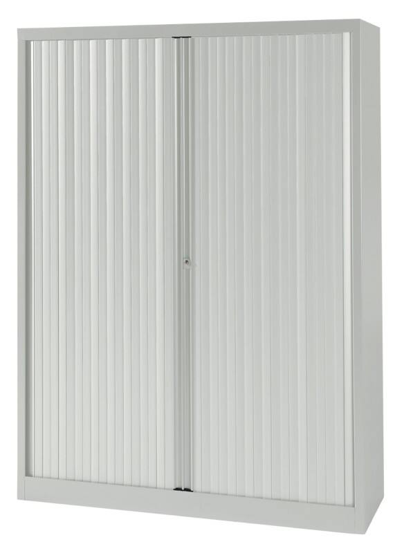Armoire à portes coulissantes Bisley 3 Étagères Verrouillable 1200 x 430 x 1637 mm Gris