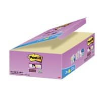 Notes Super Sticky Post-it 47,6 mm x 47,6 mm Jaune canari 90 Feuilles Pack économique 21 blocs + 3 GRATUITS