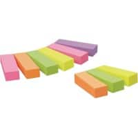 Post-it Indexen Rechthoekig 1,5 x 5 cm Kleurenassortiment 670P63 9 Stuks à 100 Strips