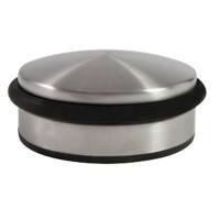 Alba Zware Deurstopper 110 x 40 mm Zilver