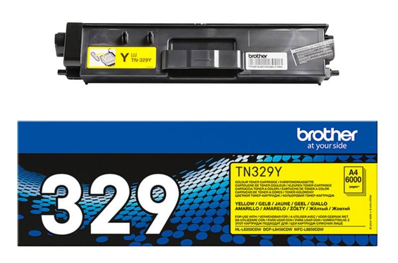Toner Brother TN-329Y D'origine Jaune