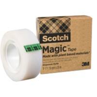 Scotch Magic A Greener Choice Tape Plakband Onzichtbaar mat 19 mm x 30 m