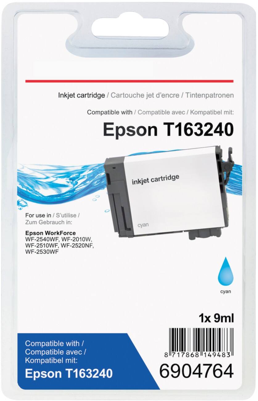 Office Depot Compatibel Epson 16XL Inktcartridge T163240 Cyaan