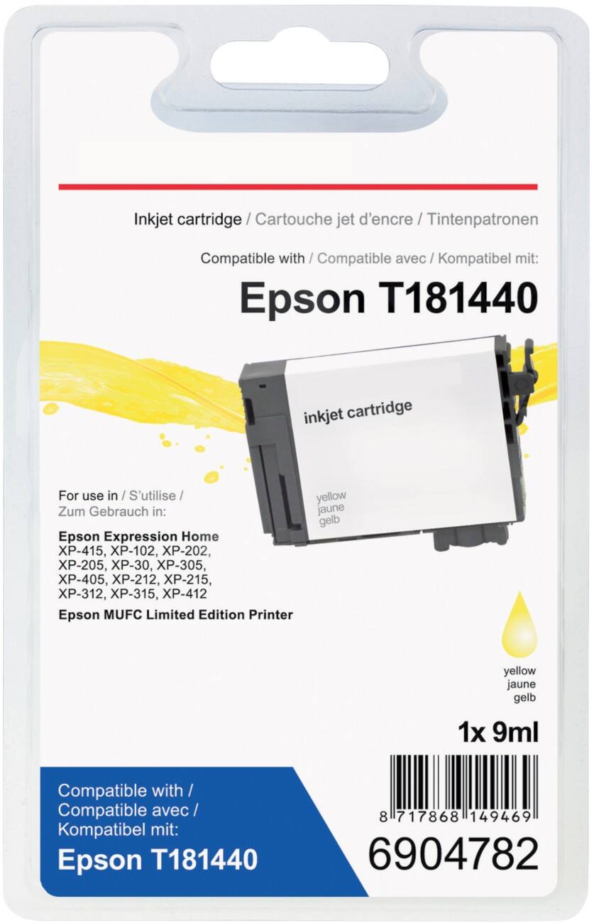 Office Depot Compatibel Epson 18XL Inktcartridge Geel