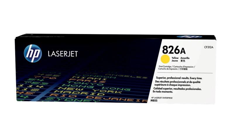 Toner HP 826A D'origine CF312A Jaune