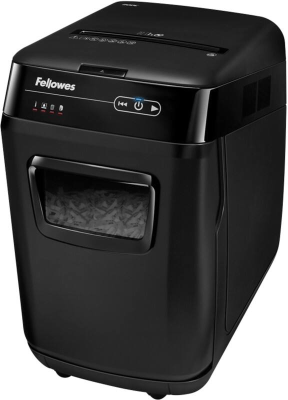 Fellowes AutoMax 200C Snippers Papierversnipperaar Veiligheidsniveau P-4 200 Automatisch & 10 handmatige vellen