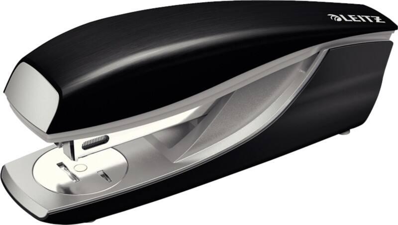 Leitz NeXXt Style Nietmachine 5562 Halve strip 30 Vellen Zwart 24/6, 26/6 Metaal