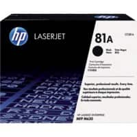 Toner HP 81A D'origine CF281A Noir