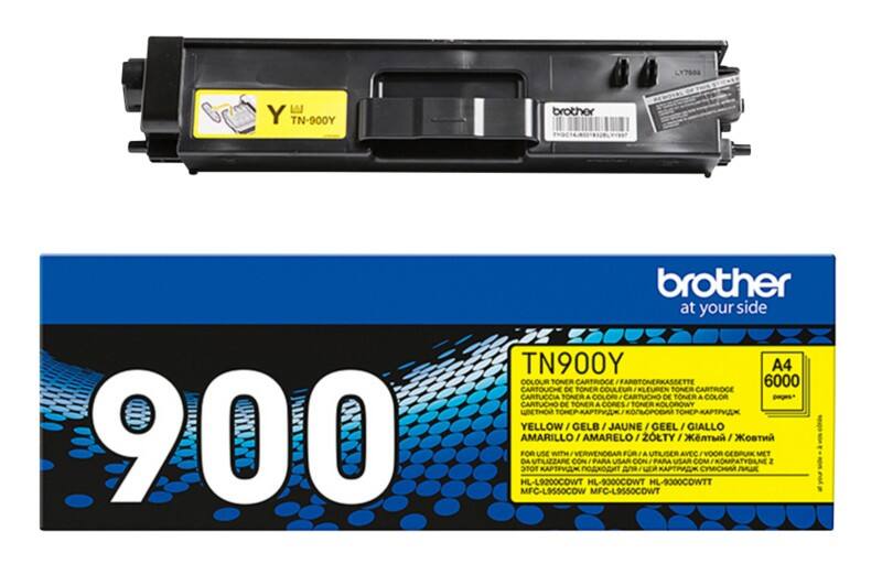 Toner Brother TN-900Y D'origine Jaune