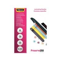 Fellowes Lamineerhoezen A4 Glanzend 250 micron (2 x 250) Transparant Pak van 100