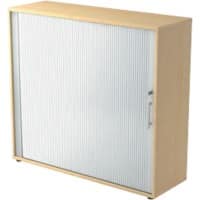 Hammerbacher Roldeurkast Matrix Zilver 1.200 x 400 x 1.100 mm