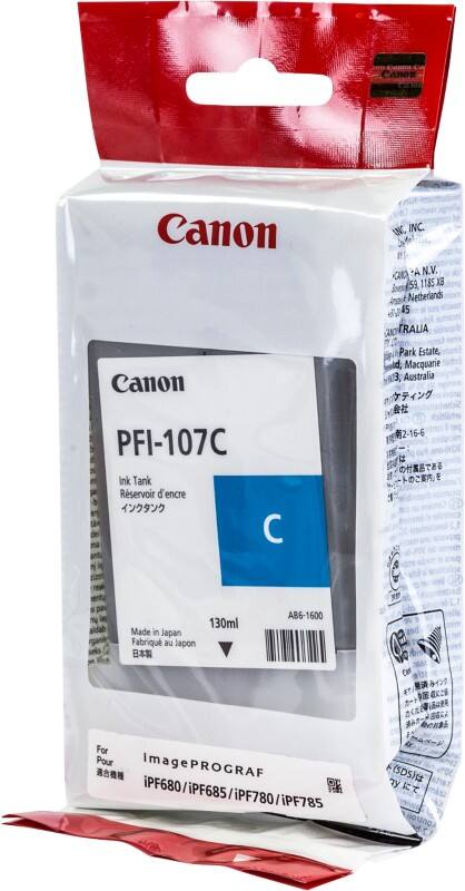 Canon PFI-107C Origineel Inktcartridge Cyaan