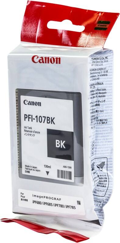 Canon PFI-107BK Origineel Inktcartridge Zwart