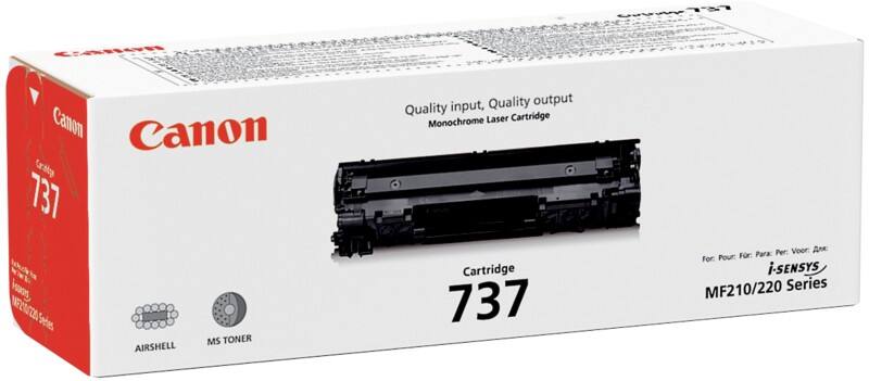Toner 737 D'origine Canon Noir
