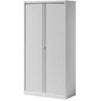 Armoire haute à portes rideaux Bisley Blanc 1000 x 470 x 1985 mm