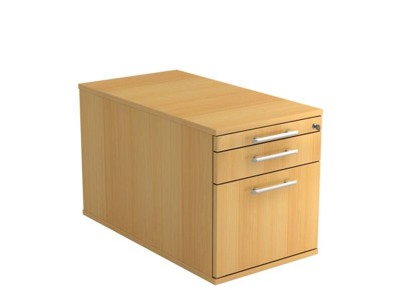 Caisson mobile Hammerbacher Verrouillable 428 x 800 x 512 mm Hêtre
