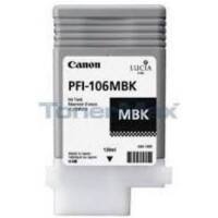 Canon PFI-106 MBK Origineel Inktcartridge Mat zwart