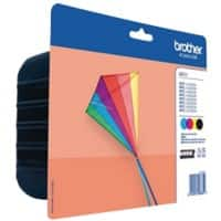 Brother LC223 Origineel Inktcartridge Zwart, cyaan, magenta, geel Multipack 4 Stuks