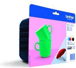 Cartouche jet d'encre Brother D'origine LC-227XL Noir, cyan, magenta, jaune 4 Unités