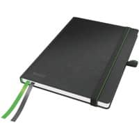 Leitz Complete A5 Gebonden Zwart Hardcover Notitieboek Geruit 80 vel