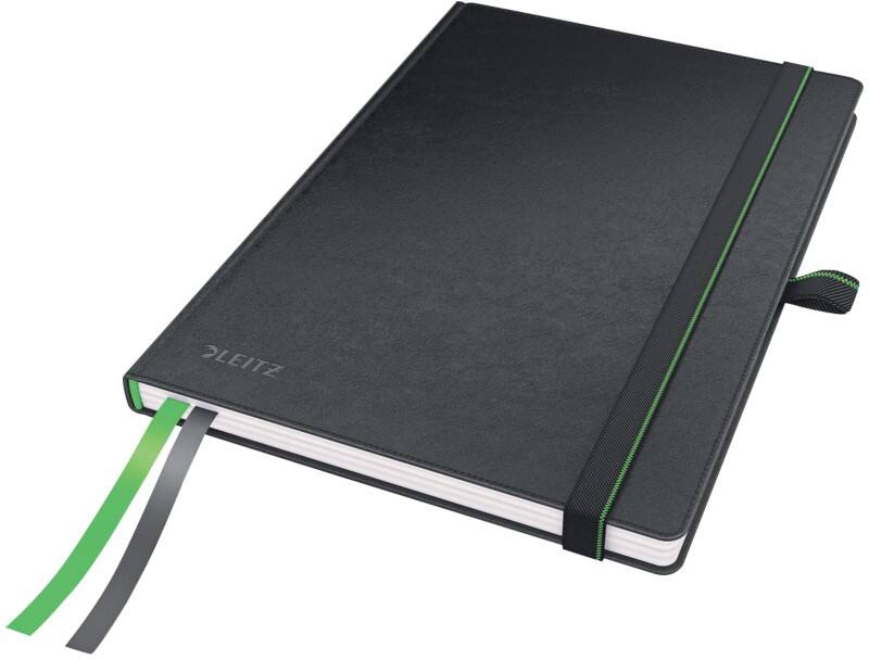 Cahier Leitz Complete A5 Noir Ligné 90 g/m² 80 feuilles