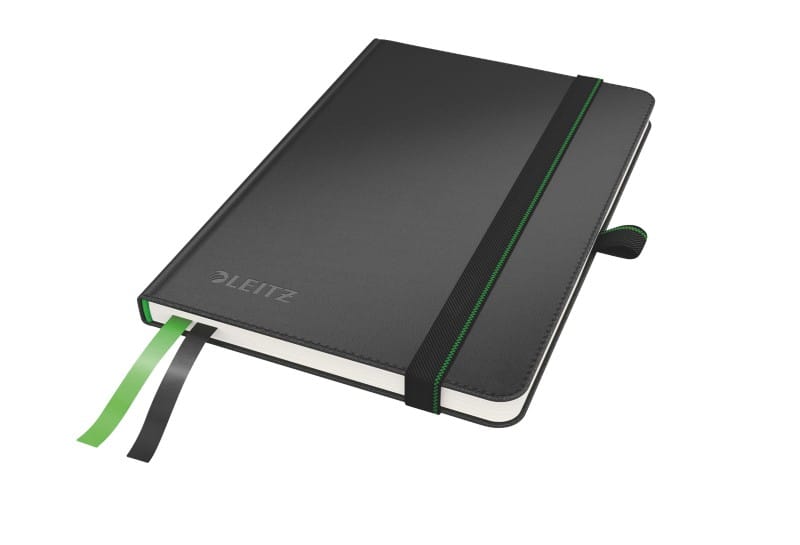 Leitz Complete Notebook A6 quadrillé avec couverture rigide 44790095 160 pages 80 feuilles Noir