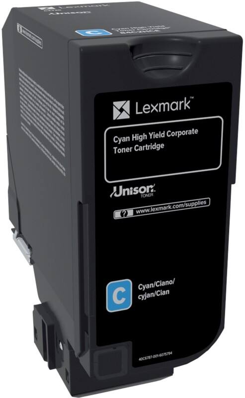 Lexmark Origineel Tonercartridge 84C2HCE Cyaan