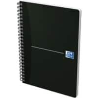 Cahier à spirales OXFORD Office Essentials A5 Noir Couverture en carton Quadrillé 90 feuilles