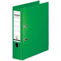 Classeur à levier Falken Large Chromocolor A4 80 mm Vert clair 2 Anneaux S80 Carton, PP (Polypropylène)