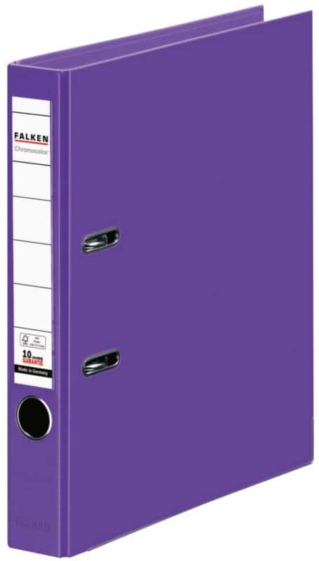 Falken Chromocolor Smal Ordner A4 50 mm Violet 2 Ringen Chromocolor Kunststof