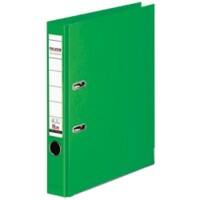 Classeur à levier Falken Étroit Chromocolor A4 50 mm Vert clair 2 Anneaux S50 Carton, PP (Polypropylène)