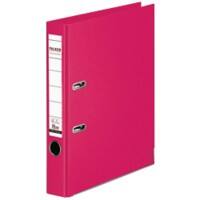 Classeur à levier Falken Étroit Chromocolor A4 50 mm Rose 2 Anneaux Plastique
