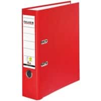 Classeur à levier Falken Large PP-Color A4 80 mm Rouge 2 Anneaux Carton, PP (Polypropylène)