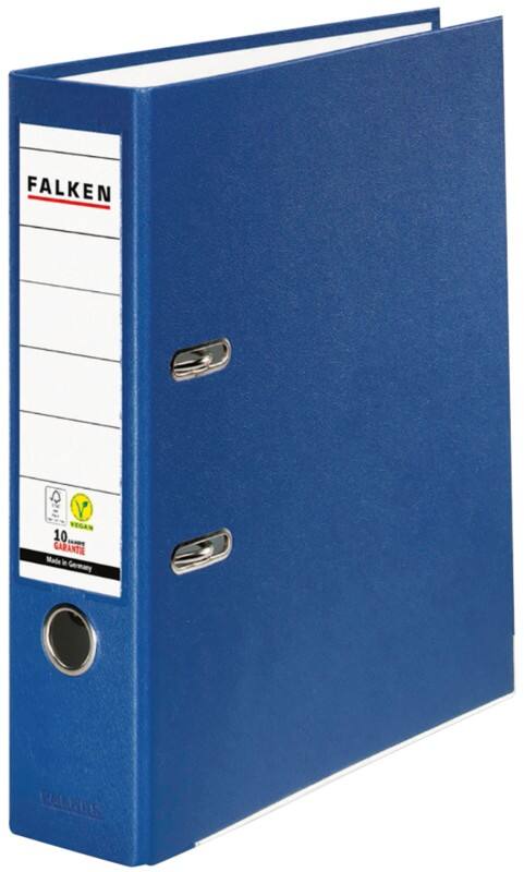 Falken PP-Color Breed Ordner A4 80 mm Blauw 2 Ringen Kunststof