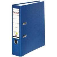 Classeur à levier Falken PP-Color A4 80 mm Bleu 2 anneaux Carton, PP (Polypropylène)