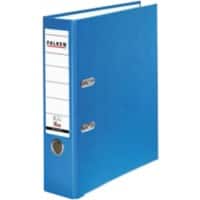 Classeur à levier Falken Large PP-Color A4 80 mm Aqua 2 Anneaux Carton, PP (Polypropylène)