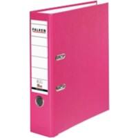 Classeur à levier Falken PP-Color A4 80 mm Rose 2 anneaux Carton, PP (Polypropylène)