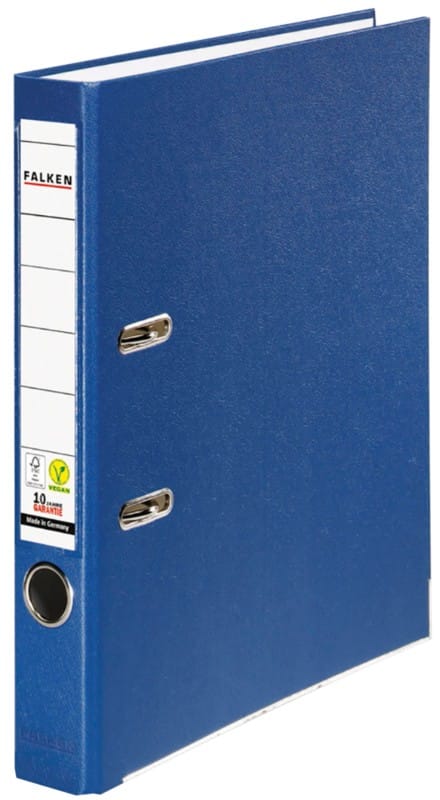 Falken PP-Color Smal Ordner A4 50 mm Blauw 2 Ringen Kunststof