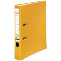 Classeur à levier Falken Color A4 5,0 cm 2 anneaux Carton, PP (Polypropylène) Jaune