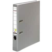 Classeur à levier Falken Color A4 5,0 cm 2 anneaux Carton, PP (Polypropylène) Gris