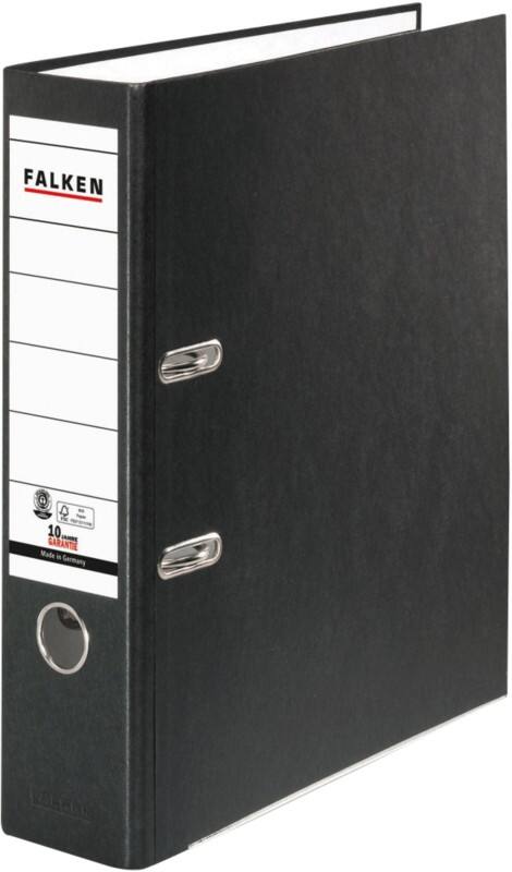 Falken Breed Ordner A4 80 mm Zwart 2 Ringen 11285558 Kunststof