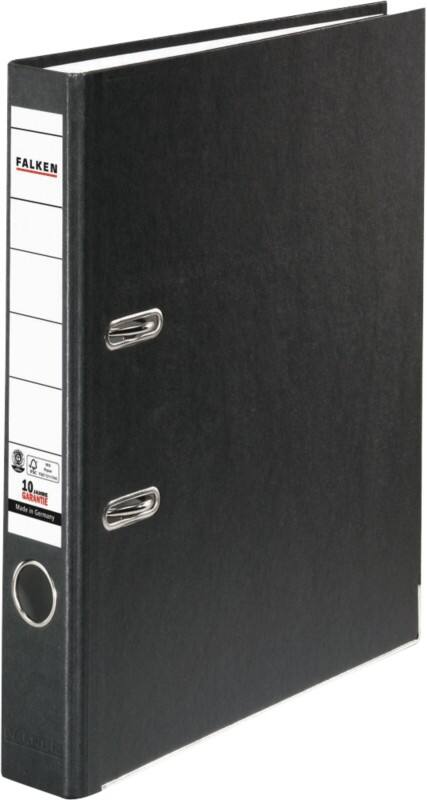 Classeur à levier Falken Étroit A4 50 mm Noir 2 Anneaux 11285285 Plastique