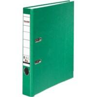 Classeur à levier Falken A4 50 mm Vert 2 anneaux Carton