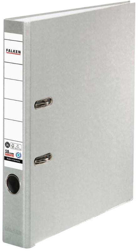Classeur à levier Falken Étroit A4 50 mm Gris 2 Anneaux S124714 Plastique Portrait