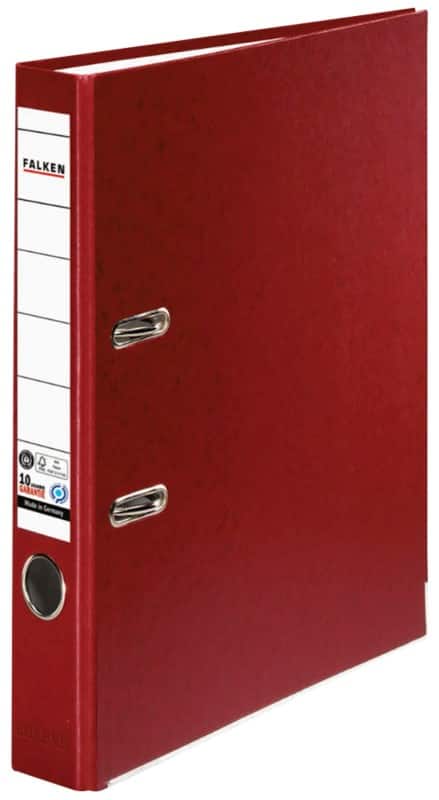 Falken Smal Ordner A4 50 mm Bordeauxrood 2 Ringen 11286382 Kunststof